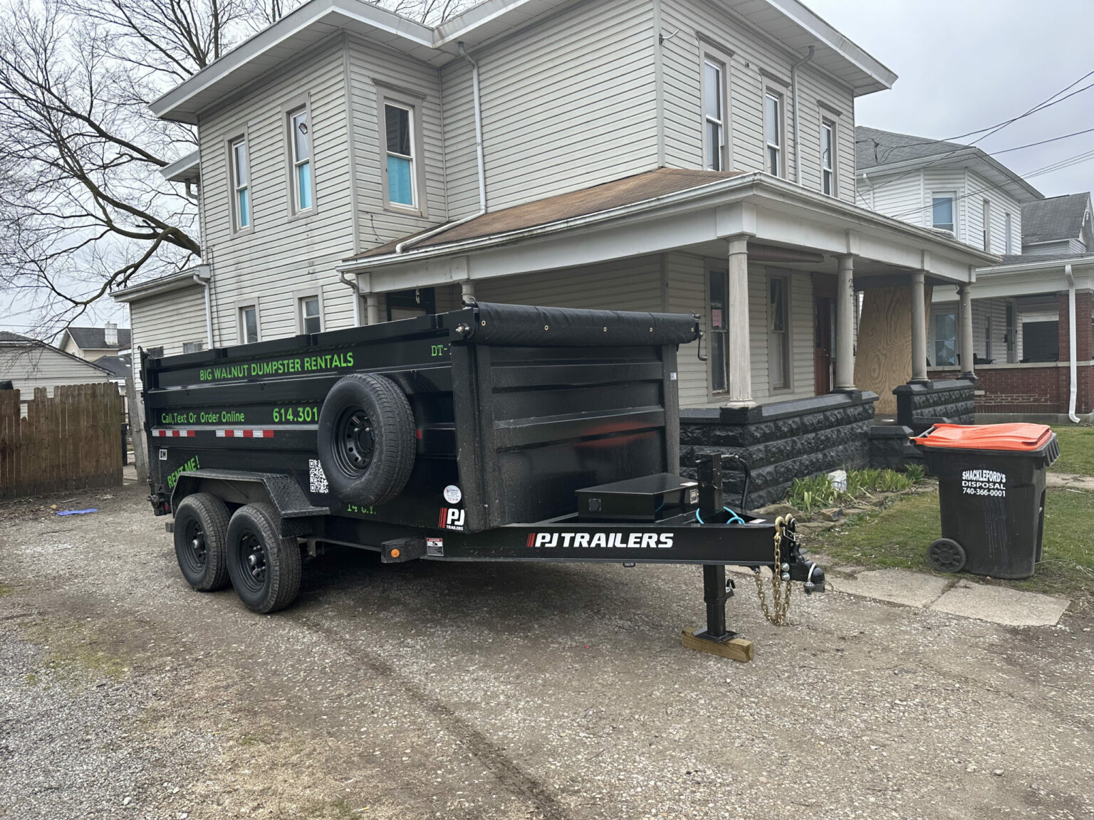 Affordable 14 Yard Dumpster Rental in Columbus 350/week